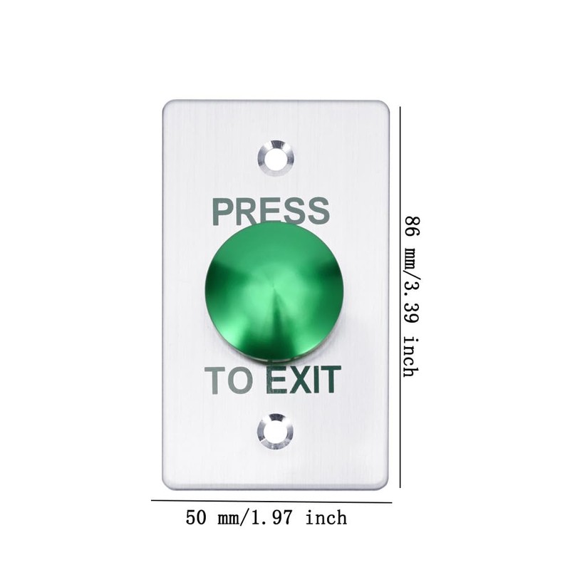Push to Exit Button，12V DC Push to Exit Switch with