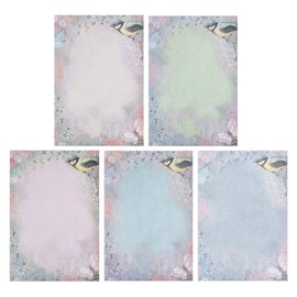 Ideen mit Herz Greeting Card Set with Envelopes, 10 Design Cards, Blank, Colourful, Neutral, Ideal for Congratulations on Birthday, Wedding, etc. DIN B6 (Spring Dream in Pastel)