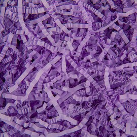 Caleihd Crinkle Cut Paper Grass Cushion Paper Streamer for Christmas Wedding Birthday Bridesmaid Engagement Craft Gift Boxes Bags Filler Decoration 4.5oz Purple