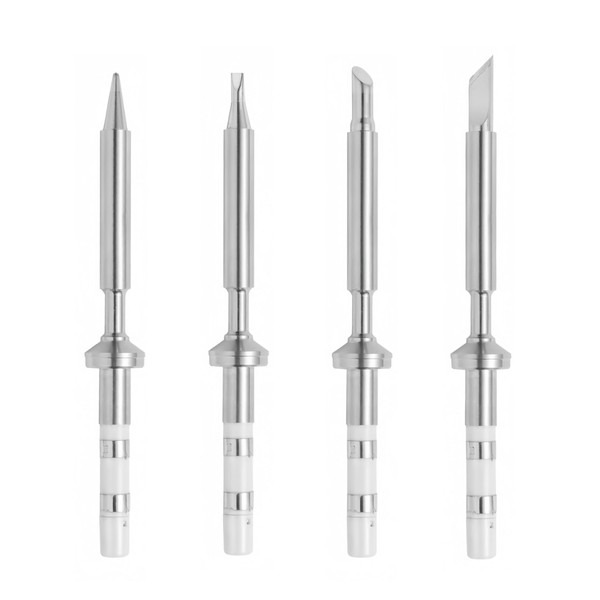 KZU 4PCS Mini Soldering Iron Tips Replacement for PTS200/TS100/TS101 Pencil
