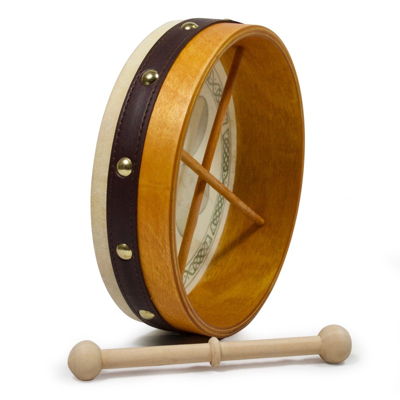 Waltons 8" Shamrock Tricolour Design Bodhran