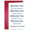 LoLoud Graduation Card, Inspirational Congratulation Card for High School College