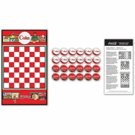 Coca-Cola 2020 COCA-COLA CHECKERS SET w/ Vintage Art Board Game Collectible Set - NIB!
