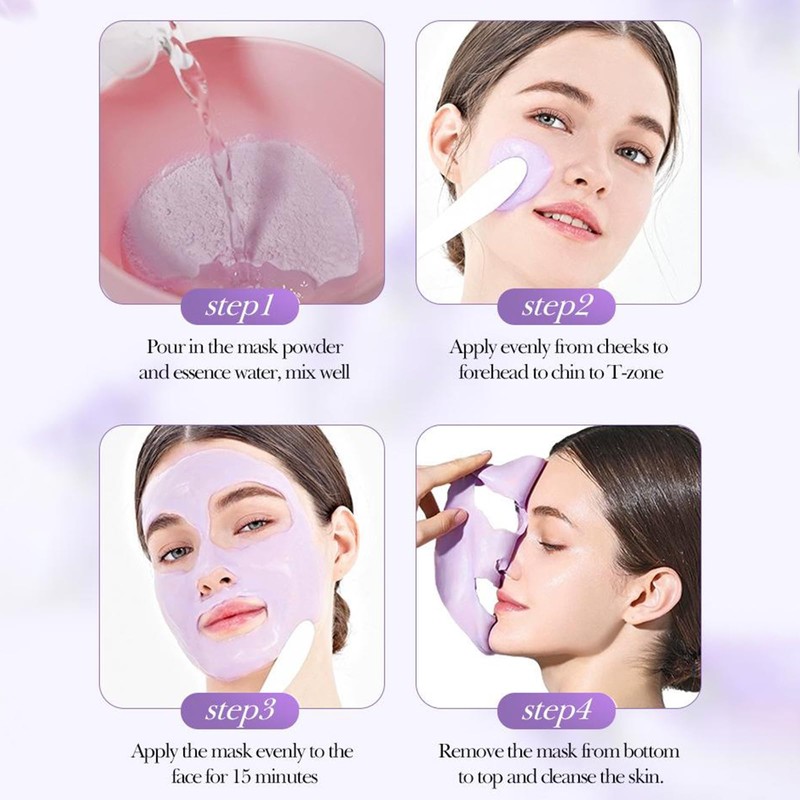 Jelly Mask Powder for Facials, 540 g, Lavender Peel-Off Face