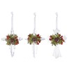 Ganz Kissing Krystals Mistletoe Krystal Cross Ornaments Set of 3