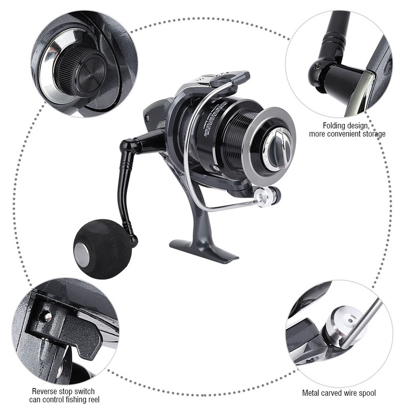 13+1BB Fishing Reel Distant Wheel Strength Spinning Reel Saltwater Sea