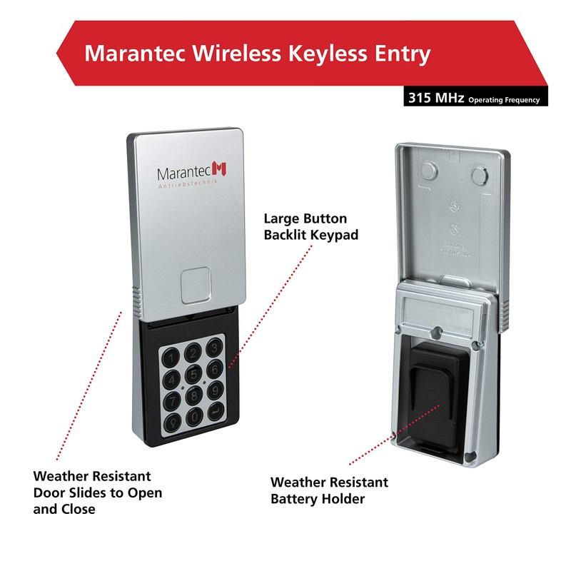 Marantec Wireless Keyless Entry System for Garage