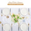 10 Pack 10Ft White Cheesecloth Table Runner Boho Romantic Gauze