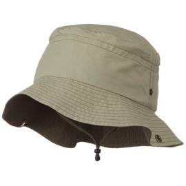 UV 50+ Sun Protection Talson Bucket Hat - Khaki Brown S-M