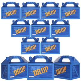 SQYHCF 12 Pcs Video Game Theme Party Decoration Gift Boxes,Video Game Party Favor - Battle Gamers Drop Favor Box for Kids