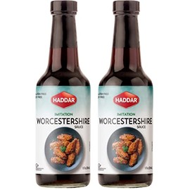 Haddar Vegan Friendly Worcestershire Sauce 10oz (2 Pack) | Vegan, Fish Free, Gluten Free, Soy Free, Kosher for Passover