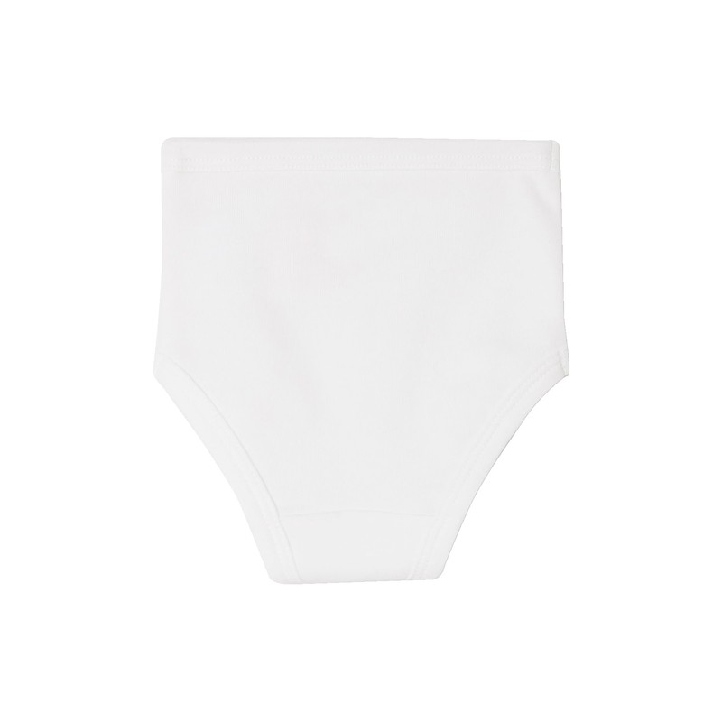 Vertbaudet VERTBAUDETOrganic Collection: Pack of 5 Baby Briefs Basic, white