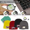Easymaxx LED Rechargeable Headlamp, Beanie Hat with Light, Clip on
