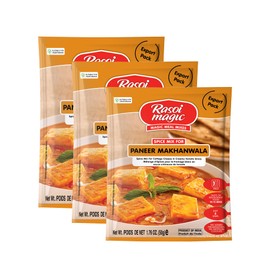 Rasoi Magic Spice Mix for Paneer Makhanwala, 50g | Ready-to-Cook | No Added Preservatives or Artificial Colours | Delicious Street-Style Taste in 15 Minutes | Easy Cooking | Pack of 3