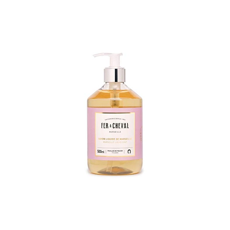 Liquid Marseille Soap Fer à Cheval with Fig Leaf Scent,