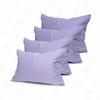MistyMorning Pillow Cases 4 Pack - Standard Size (50x75+15cm), Egyptian