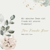 Kackspecht Menu Blank Menu Cards in Boho Design, Pack of