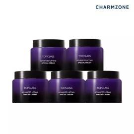 Charmzone 참존 탑클래스 8세대 어드밴스드 리프팅 스페셜크림 100ml (수분/젤크림) 5개 Chamzone Top Class 8th Generation Advanced Lifting Special Cream 100ml (Moisture/Gel Cream) 5pcs