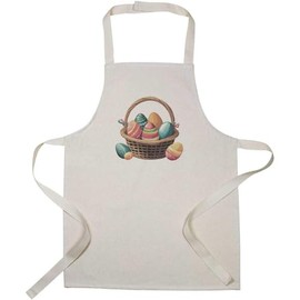 Azeeda 'Easter Basket With Painted Eggs' Kid’s Cooking Apron (AP00064716)