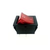 Red Light 4 Pin DPST ON/Off Snap in Rocker Switch