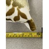 Callisto Home Collection Decor Lumbar Pillow Embroidered Shiny GOLD Floral