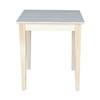 International Concepts Tall Shaker End Table, Unfinished