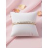 GOOGAS Princess cut Cubic Zirconia cz Simulated Diamond Gold Bezel