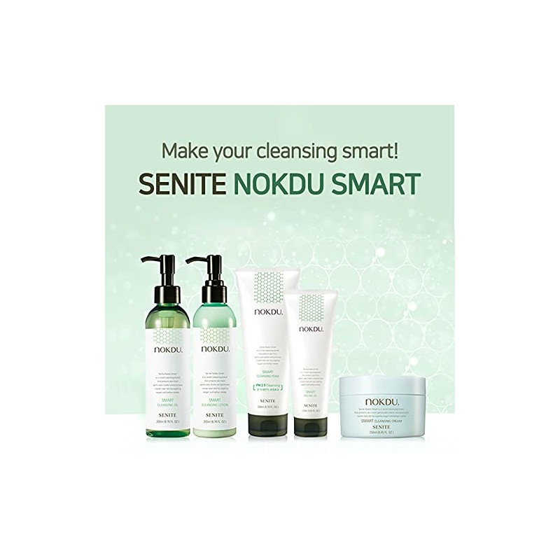 SENITE Espuma Limpiadora Facial Coreana Nokdu 200ml - 200ml -