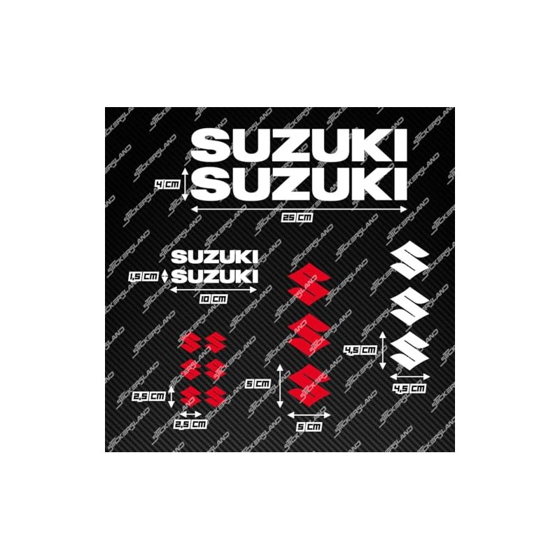 Pre-Cut Motorcycle Helmet Compatible Tank Sticker Kit Easy Fit Logos