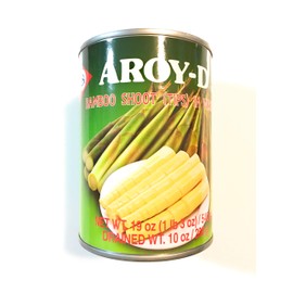 Aroy-D Bamboo Shoot (Tips) In Water 19 Oz(2 Cans)