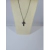 fashion necklace Cross Necklace AB Rhinestone Long Costume Jewelry Goth