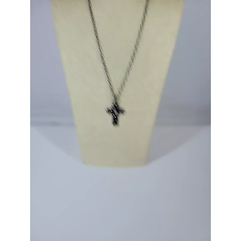 fashion necklace Cross Necklace AB Rhinestone Long Costume Jewelry Goth
