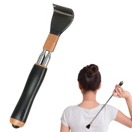 Rückenkratzer Teleskop,Back Scratcher,Kratzhand Rückenkratzer Ausziehbar Testsieger Mit Verstärktem Teleskop und Massage-Perlen,Stabil Kratzbürste Rücken Kraulen Geschenk für Männer,Frauen,Senioren