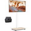Rolling TV Stand for 32-70 Inch TVs with Apple TV