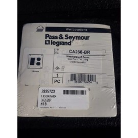 Legrand Weatherproof Cover/cast zinc-two gang/duplex/de