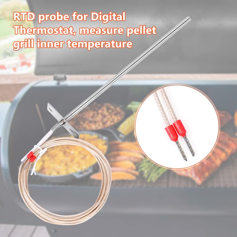 RTD Temperature Probe Sensor Grill Replacement Parts for Traeger Digital