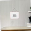 jojofuny Mini Hanging Whiteboard Detachable String Small Magnetic Dry Erase