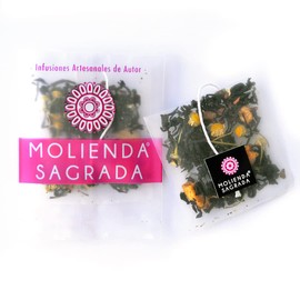 Molienda Sagrada, Té Negro Manzana Caramelo - 45 sachets biodegradables