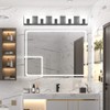 Aipsun 5 Lights Modern Black Vanity Light Up and Down