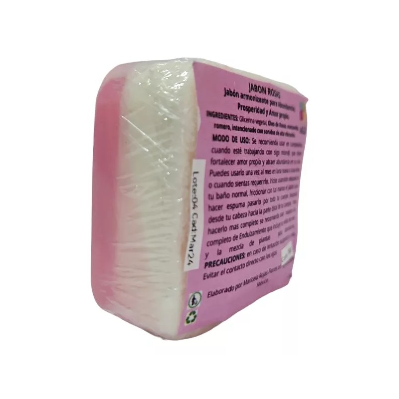 Siarivee Jabón Artesanal De Rosas Intencionado Abundancia Amor Propio