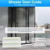 2-Size M6219 Sliding Shower Door Bottom Guide Combo Pack –