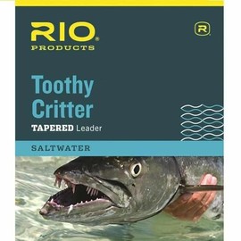 RIO Products Leaders Toothy Critter II 7.5' 30Lb Class 30Lb Stainless Wire with Snap, Clear