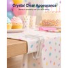 BHFOW 48 PCS Clear Tablecloth Clips for Tables, Acrylic Table