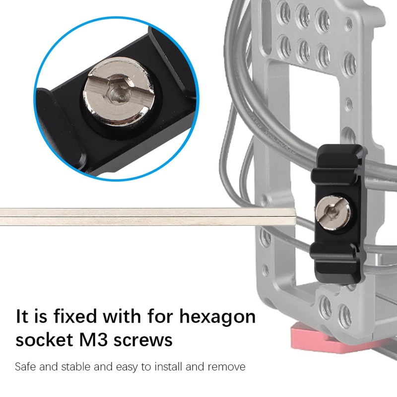 Cable Clamp, Camera Rig, Cable Clamp, Camera, Portable, Cage Attachment,