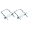 DTGN M8x50x100mm U Bolts Square Kit - 2Set - Carbon