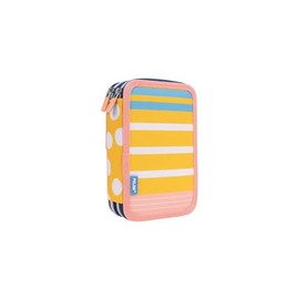 MILAN® Swims 2 Tier Pencil Case - Pink and Yellow