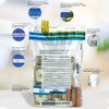 BankSupplies Ultima Blue Clear Deposit Bags | 10W x 14H