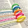 Bookgear Highlight Tape - 5 Rolls Neon Marking Tape -