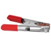Tiiyee Welding Ground Clamps, 300A Nickel Plated Brass, Red, Heavy