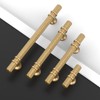 Asidrama 10 Pack 5 Inch(128mm) Knurled Champagne Bronze Kitchen Cabinet